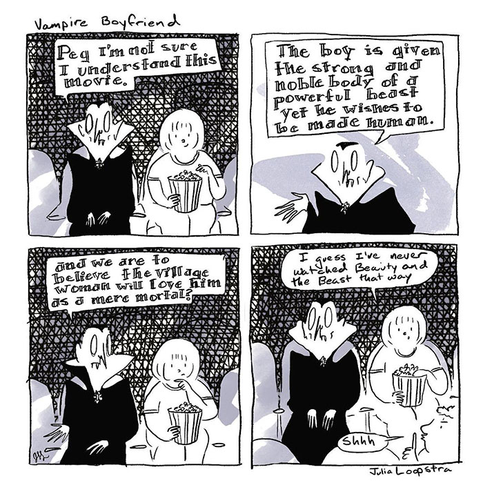 Artist Imagines What Having A Vampire Boyfriend Is Like And It’s Not The One From Twilight Artist Imagines What Having A Vampire Boyfriend Is Like And It’s Not The One From Twilight