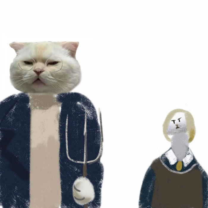 Someone Asks People To Draw A Cat Using This Template And People Create The Wildest Illustrations