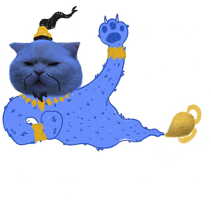 Someone Asks People To Draw A Cat Using This Template And People Create The Wildest Illustrations