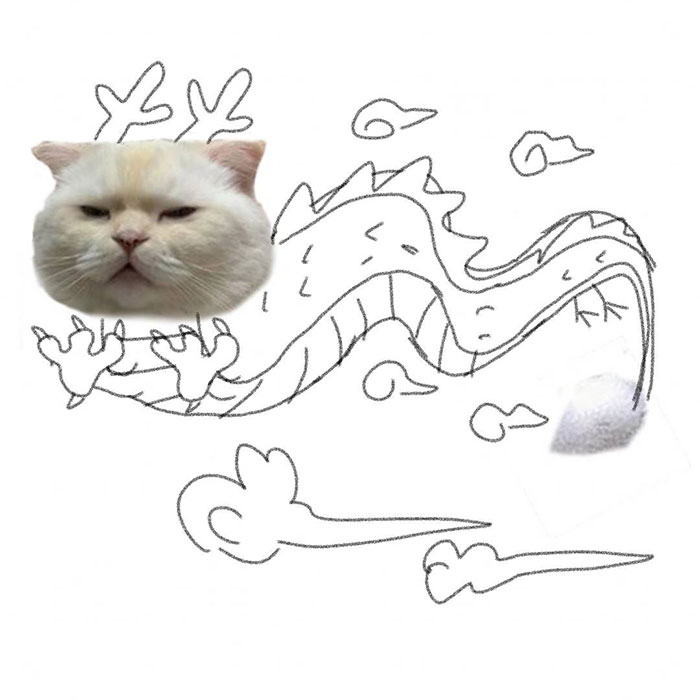 Someone Asks People To Draw A Cat Using This Template And People Create The Wildest Illustrations