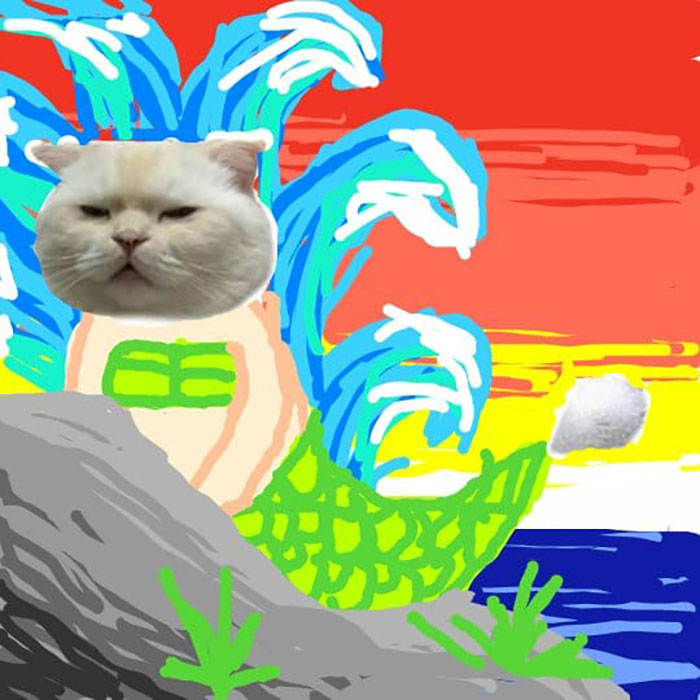 Someone Asks People To Draw A Cat Using This Template And People Create The Wildest Illustrations