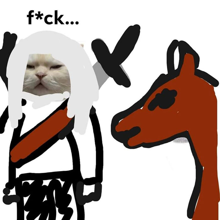 Someone Asks People To Draw A Cat Using This Template And People Create The Wildest Illustrations