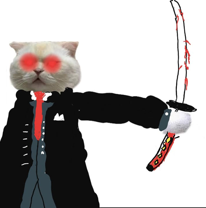 Someone Asks People To Draw A Cat Using This Template And People Create The Wildest Illustrations