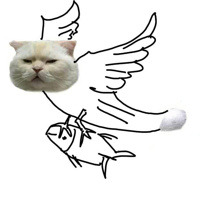 Someone Asks People To Draw A Cat Using This Template And People Create The Wildest Illustrations