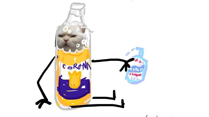 Someone Asks People To Draw A Cat Using This Template And People Create The Wildest Illustrations