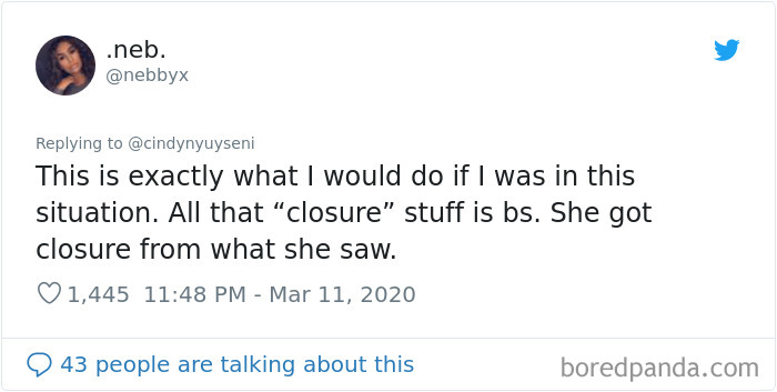 Woman Finds Her Boyfriend Of 5 Years In Bed With Another Woman, Shares How She Completely Ghosted Him Woman Finds Her Boyfriend Of 5 Years In Bed With Another Woman, Shares How She Completely Ghosted Him
