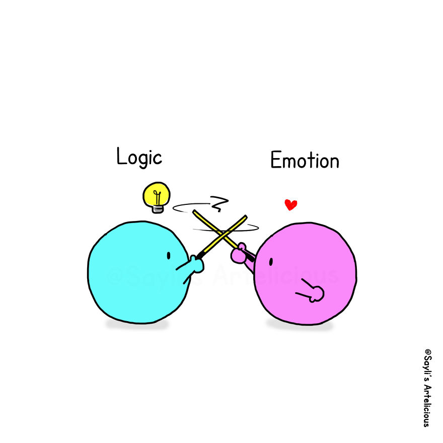 8 Illustrations To Show How Emotion Always Win Over Logic 8 Illustrations To Show How Emotion Always Win Over Logic