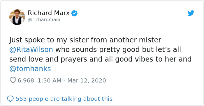 Tom Hanks Posts Another Photo Of A Glove, But This Time To Announce That He And His Wife Contracted Coronavirus Tom Hanks Posts Another Photo Of A Glove, But This Time To Announce That He And His Wife Contracted Coronavirus