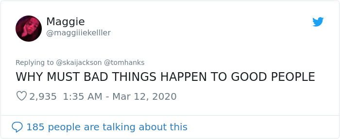 Tom Hanks Posts Another Photo Of A Glove, But This Time To Announce That He And His Wife Contracted Coronavirus Tom Hanks Posts Another Photo Of A Glove, But This Time To Announce That He And His Wife Contracted Coronavirus