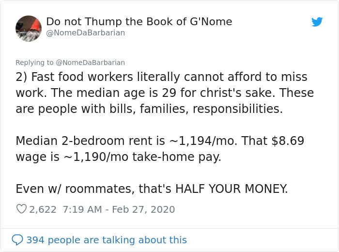 Manager Who Worked In The Food Industry For 9 Years Explains How Coronavirus May Kill People Due To Poverty Manager Who Worked In The Food Industry For 9 Years Explains How Coronavirus May Kill People Due To Poverty
