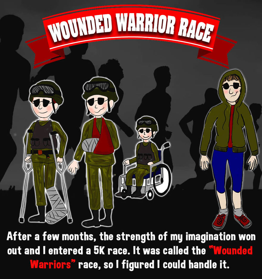 Meet Wimpy Girl In A Running Sense Of Humor Meet Wimpy Girl In A Running Sense Of Humor