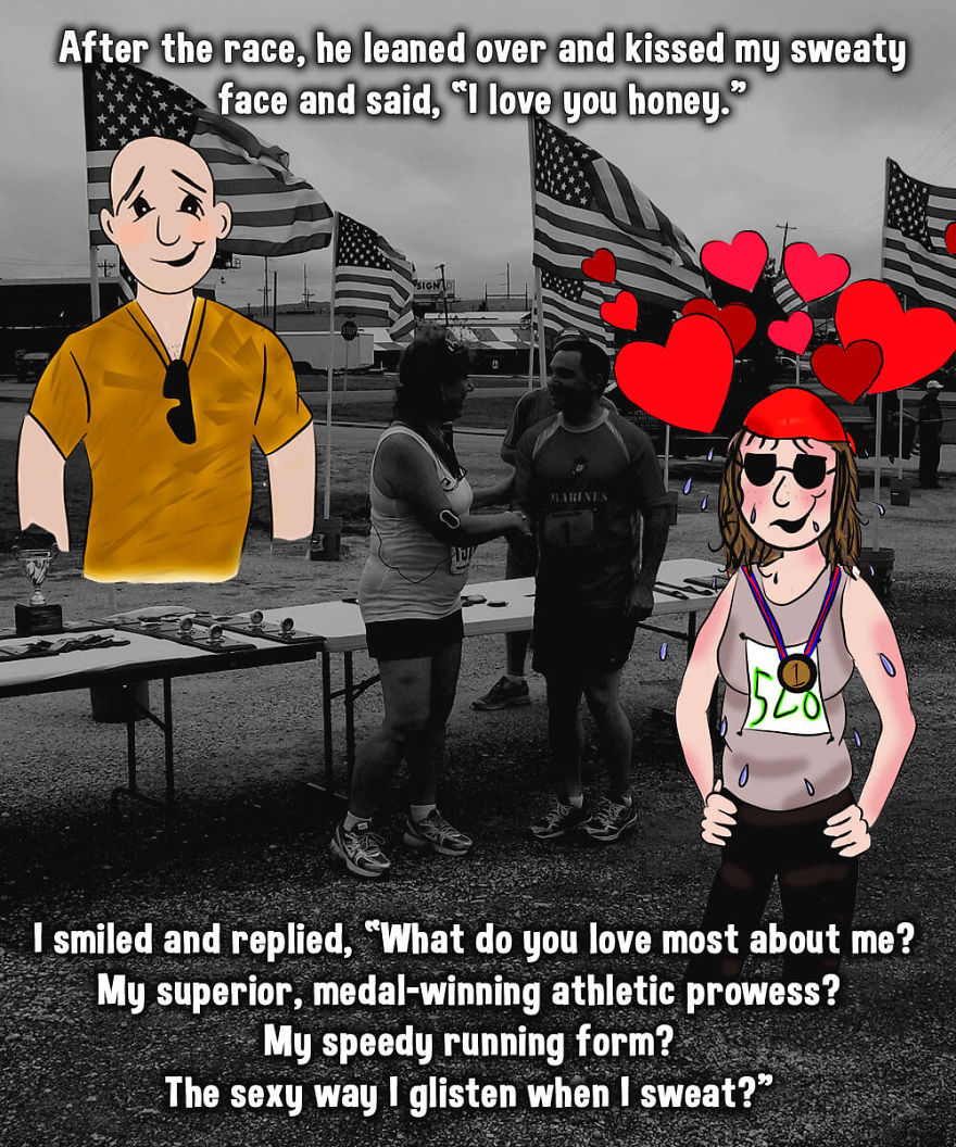 Meet Wimpy Girl In A Running Sense Of Humor Meet Wimpy Girl In A Running Sense Of Humor