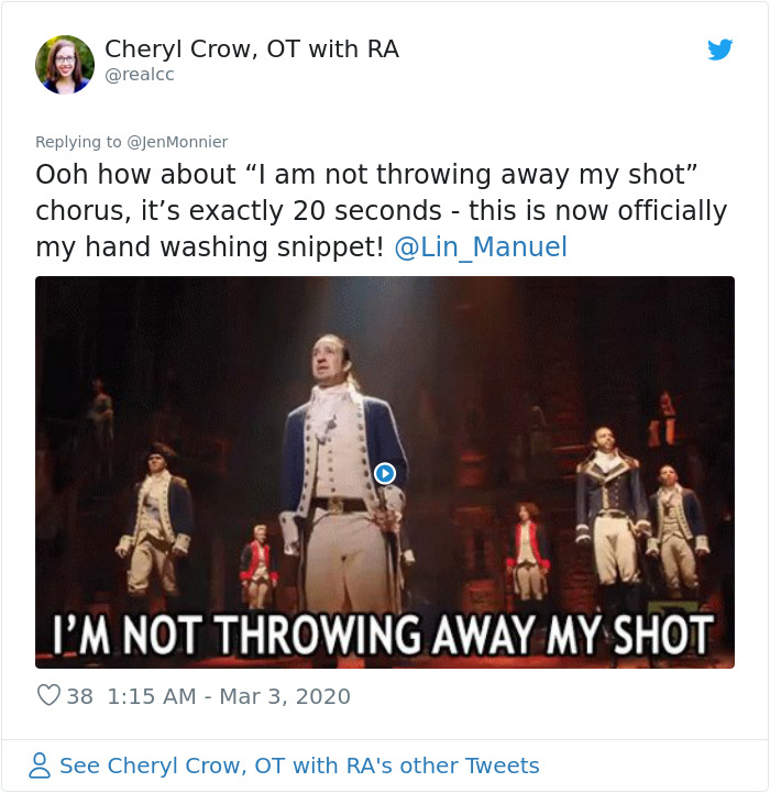 It’s Recommended To Wash Hands For 20 Seconds, So People Have Suggested These 53 Songs To Sing Instead Of Counting It’s Recommended To Wash Hands For 20 Seconds, So People Have Suggested These 53 Songs To Sing Instead Of Counting