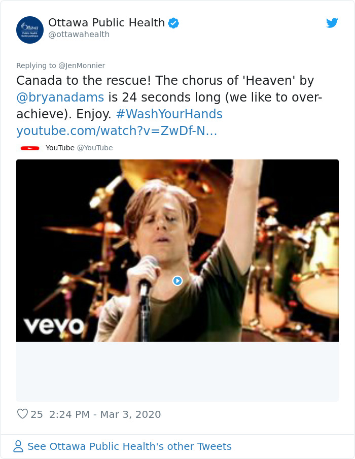 It’s Recommended To Wash Hands For 20 Seconds, So People Have Suggested These 53 Songs To Sing Instead Of Counting It’s Recommended To Wash Hands For 20 Seconds, So People Have Suggested These 53 Songs To Sing Instead Of Counting