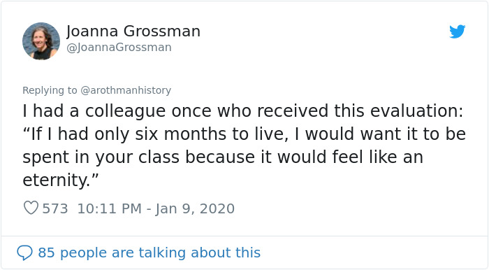 20 Times Professors And Teachers Received Unusually Honest Course Evaluations 20 Times Professors And Teachers Received Unusually Honest Course Evaluations