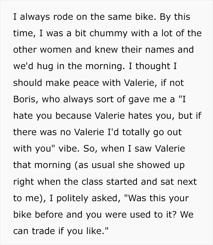 Woman Gets Two Bullies In Her Fitness Class Banned After Sending Screenshots To The Club’s Managers Woman Gets Two Bullies In Her Fitness Class Banned After Sending Screenshots To The Club’s Managers