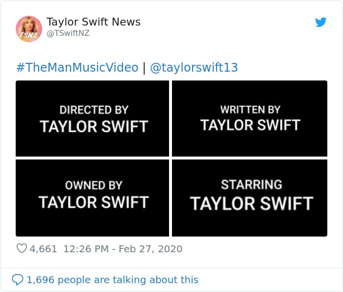 Taylor Swift Plays The Role Of An Entitled Dude For &#8220;The Man&#8221; Video, And It&#8217;s Full Of Easter Eggs