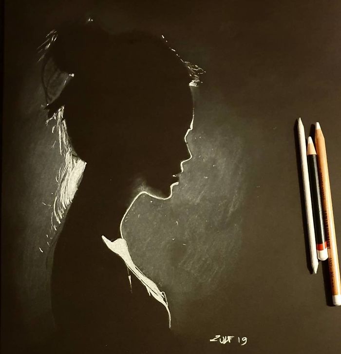 Artist Draws Beautiful Portraits Of Women And They Look Like They’re Cast In Light (19 Pics) Artist Draws Beautiful Portraits Of Women And They Look Like They’re Cast In Light (19 Pics)