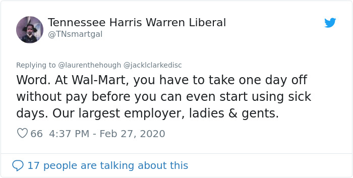 People Are Pointing Out That The Lack Of Sick Days For US Employees Could Make The Spread Of Coronavirus Accelerate