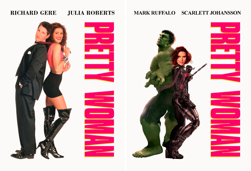 I Put Marvel Characters On Famous Movie Posters