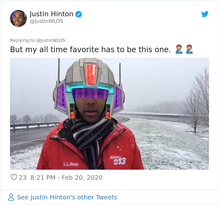 Reporter Has No Idea His Facebook Filters Are On During A Live Report, And The Broadcast Is Hilarious Reporter Has No Idea His Facebook Filters Are On During A Live Report, And The Broadcast Is Hilarious