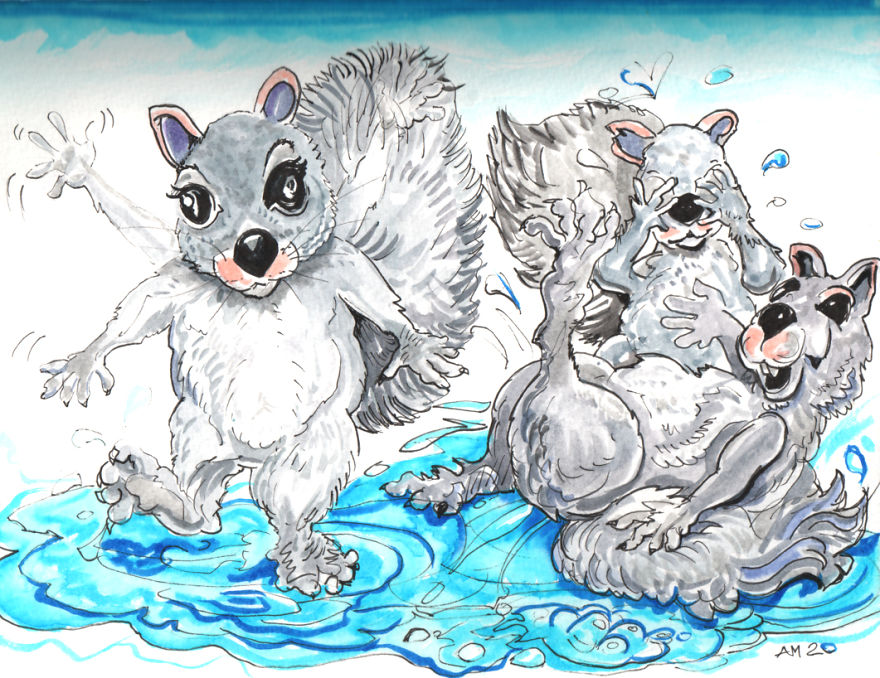 I Make Drawings Of Squirrels When I’m Not Photographing Them I Make Drawings Of Squirrels When I’m Not Photographing Them