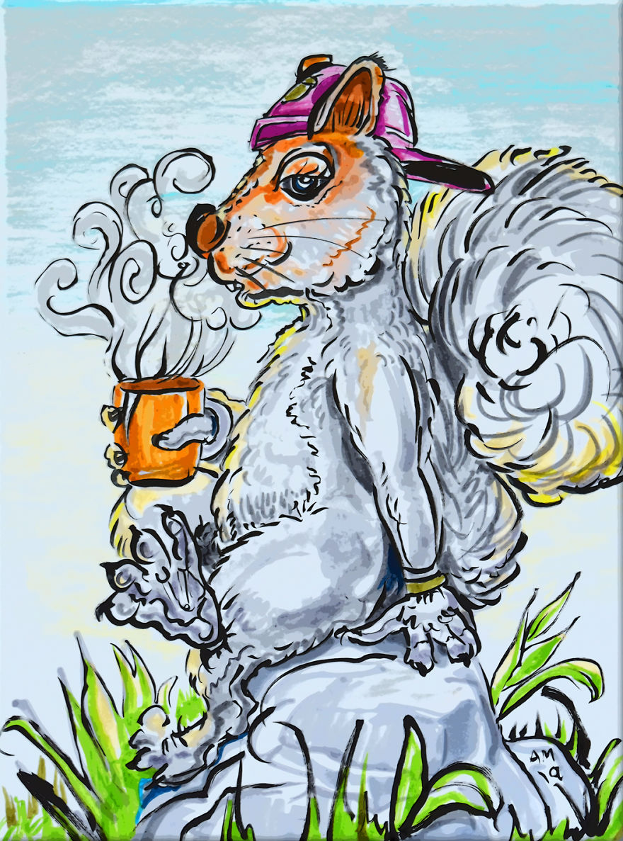 I Make Drawings Of Squirrels When I’m Not Photographing Them I Make Drawings Of Squirrels When I’m Not Photographing Them