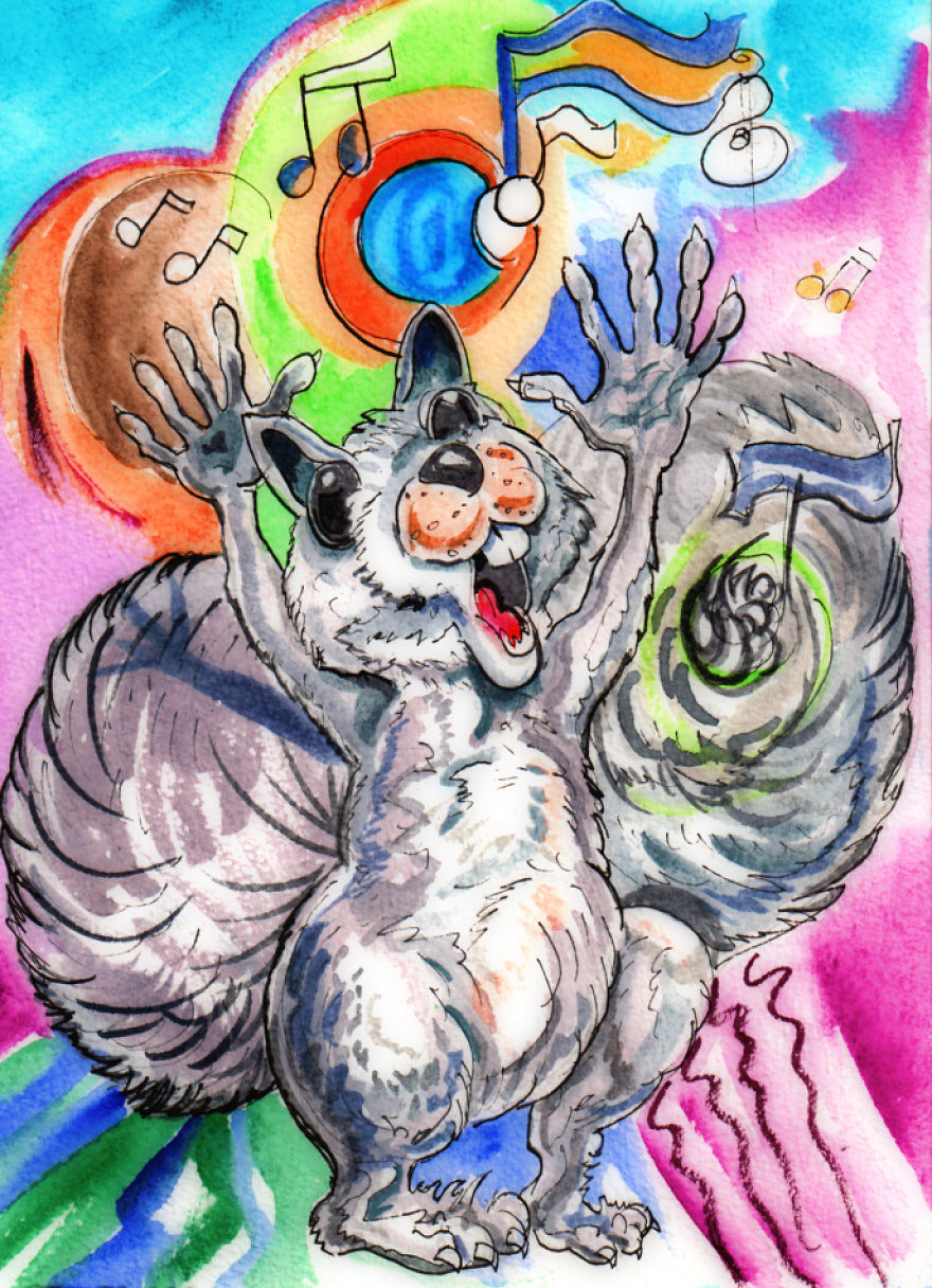 I Make Drawings Of Squirrels When I’m Not Photographing Them I Make Drawings Of Squirrels When I’m Not Photographing Them