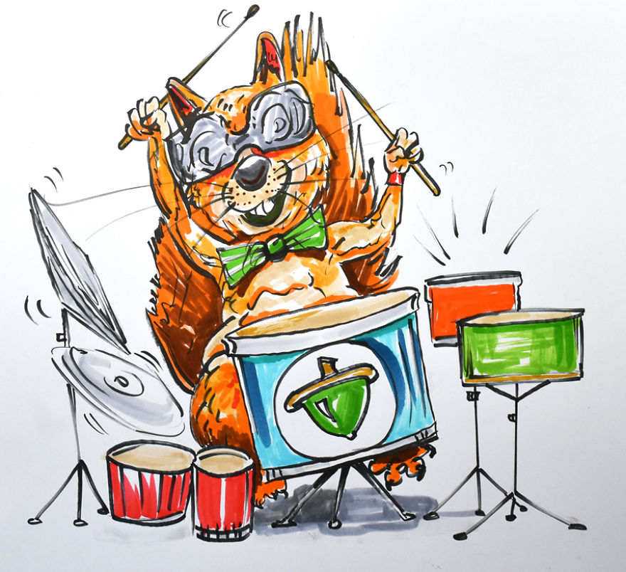 I Make Drawings Of Squirrels When I’m Not Photographing Them I Make Drawings Of Squirrels When I’m Not Photographing Them