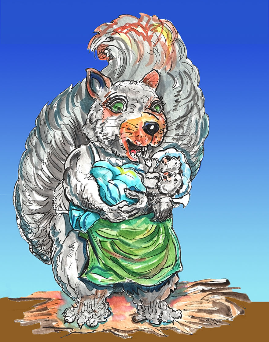 I Make Drawings Of Squirrels When I’m Not Photographing Them I Make Drawings Of Squirrels When I’m Not Photographing Them