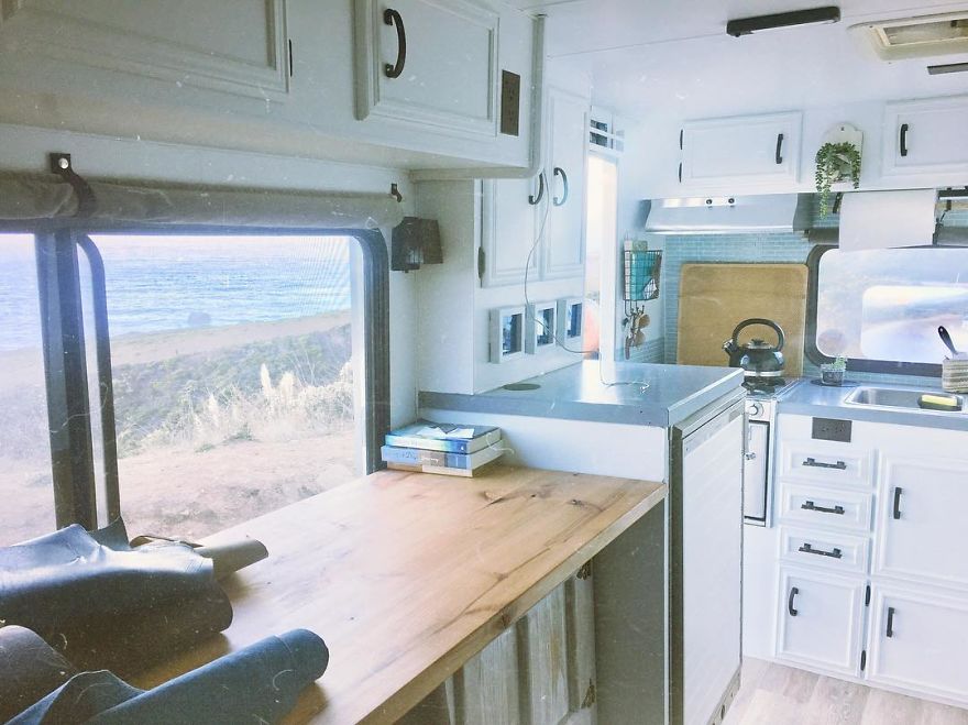 While Everyone Has Sprinter Fever, She Is Out There Making The Best Of A Vintage Van