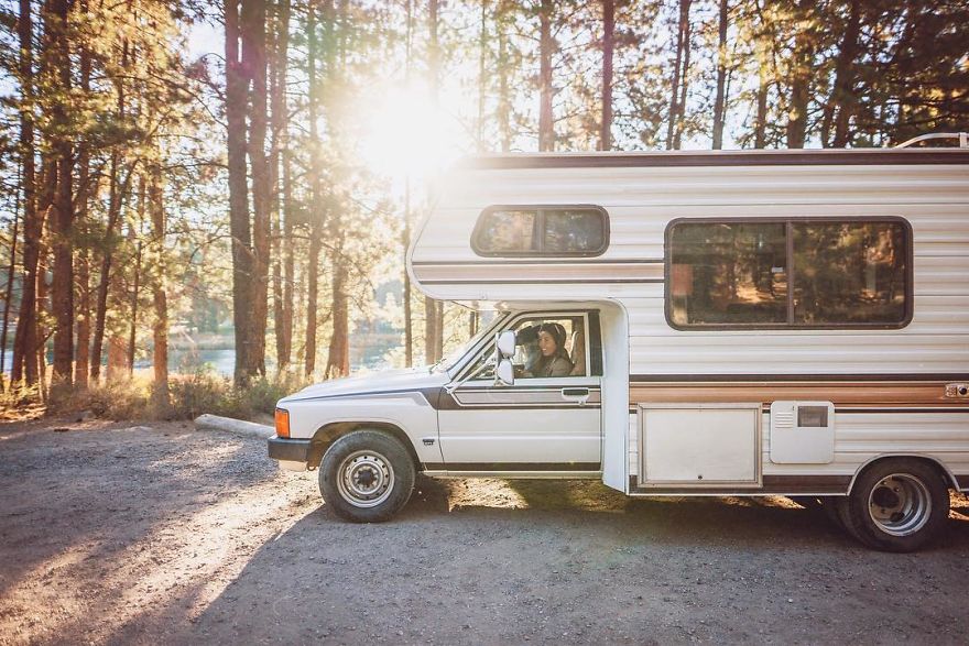 While Everyone Has Sprinter Fever, She Is Out There Making The Best Of A Vintage Van