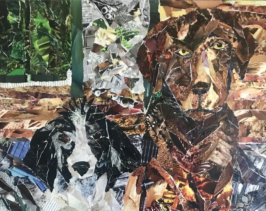 I Make Collages Out Of Recycled Magazines! I Make Collages Out Of Recycled Magazines!