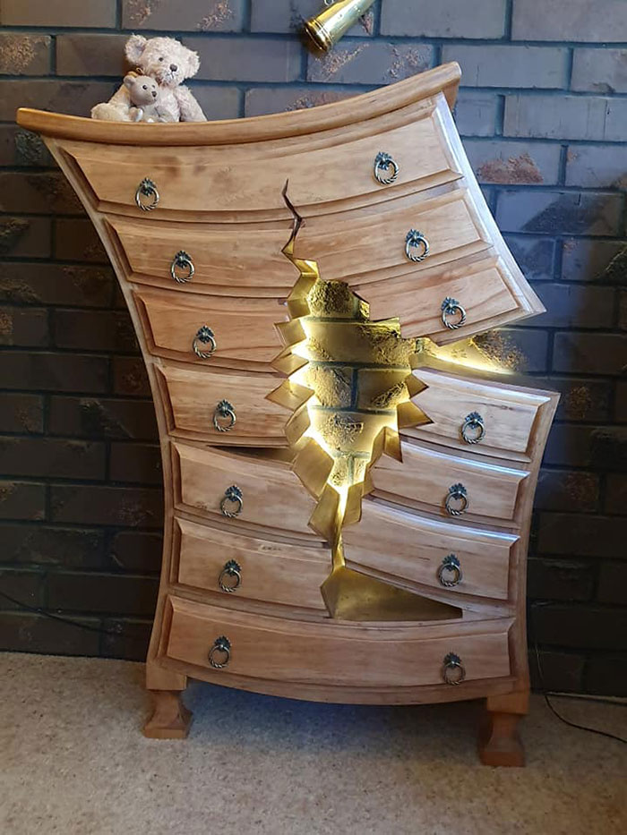 This Retired Cabinet Maker Goes Viral For Making Broken And Weird Furniture That Belongs In Disney Movies