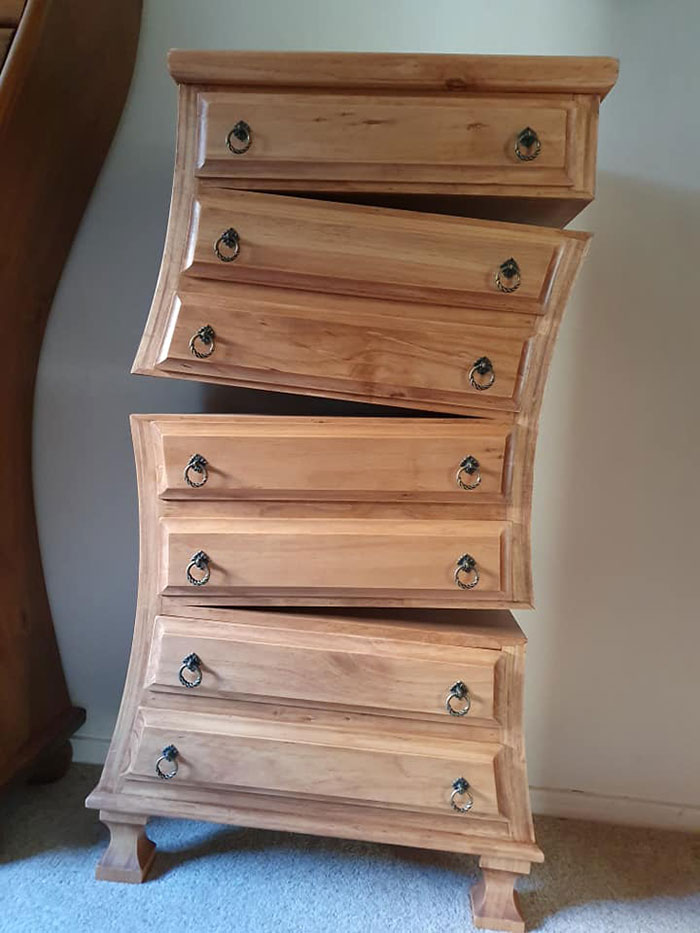 This Retired Cabinet Maker Goes Viral For Making Broken And Weird Furniture That Belongs In Disney Movies