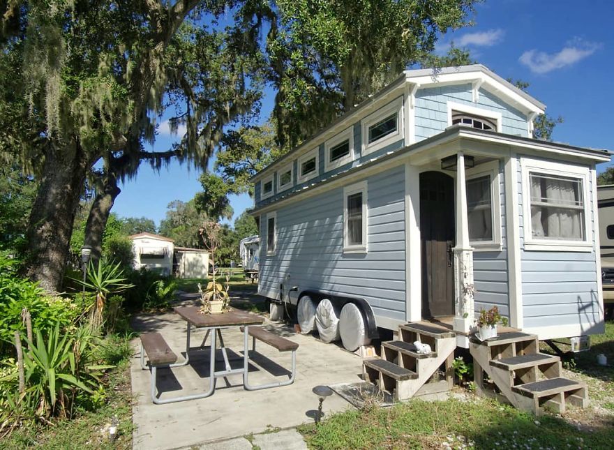 Couple Buys Florida Island And Builds 2nd Tiny House Couple Buys Florida Island And Builds 2nd Tiny House