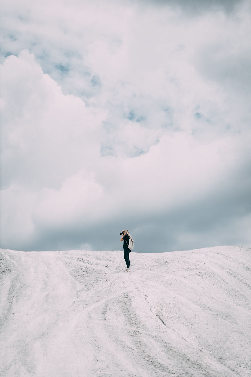 Setting Foot On What It Seems Like The Moon