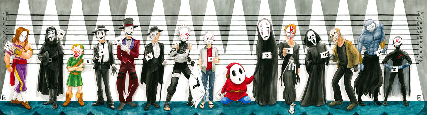 Suspects Line-Up: I Wondered How Many Fictional Pop Culture Characters Could Match The Same Description Suspects Line-Up: I Wondered How Many Fictional Pop Culture Characters Could Match The Same Description