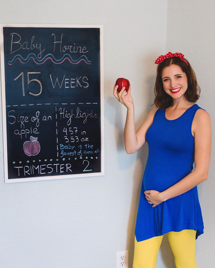 Woman Dresses Up As Different Pop Culture Characters To Celebrate Each Week Of Her Pregnancy Woman Dresses Up As Different Pop Culture Characters To Celebrate Each Week Of Her Pregnancy