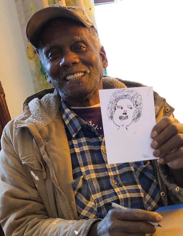 92-Year-Old War Veteran Starts Drawing To Save Money For This Mother Who&#8217;s Been Diagnosed With Cancer