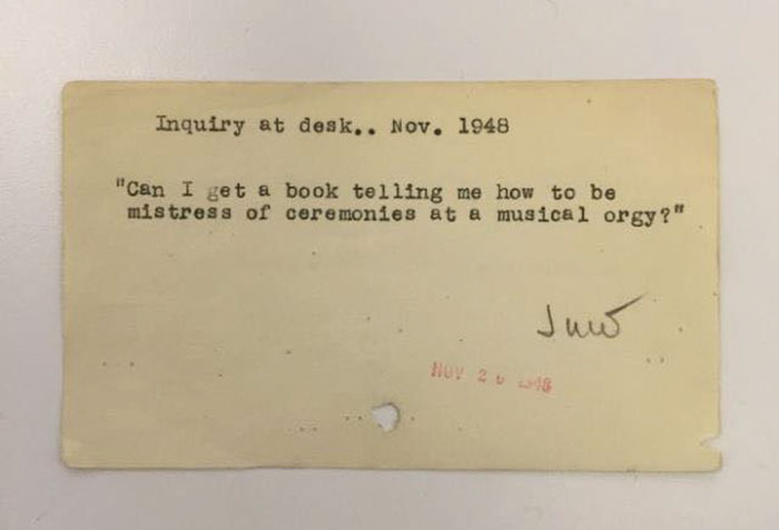 30 Of The Quirkiest Inquiries The New York Public Libary Had Received From The 1940s To The 1980s 30 Of The Quirkiest Inquiries The New York Public Libary Had Received From The 1940s To The 1980s