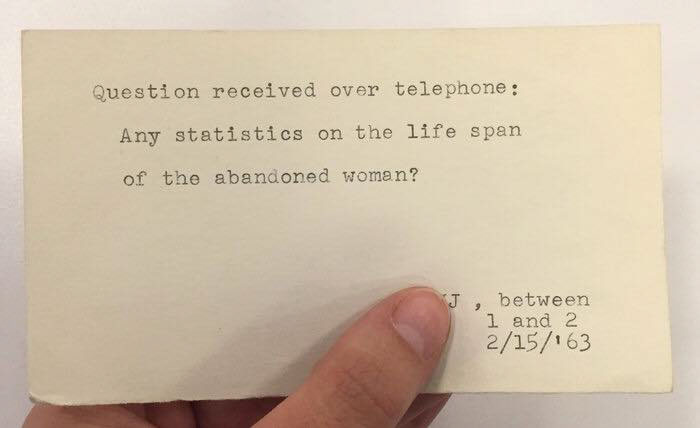 30 Of The Quirkiest Inquiries The New York Public Libary Had Received From The 1940s To The 1980s 30 Of The Quirkiest Inquiries The New York Public Libary Had Received From The 1940s To The 1980s