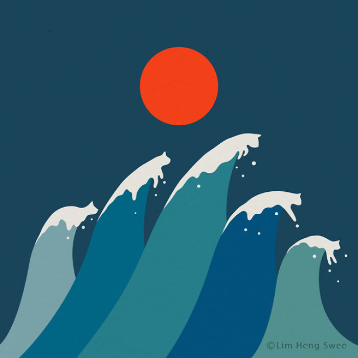 My 22 Minimal Landscape Illustrations For Art And Cat Lovers My 22 Minimal Landscape Illustrations For Art And Cat Lovers