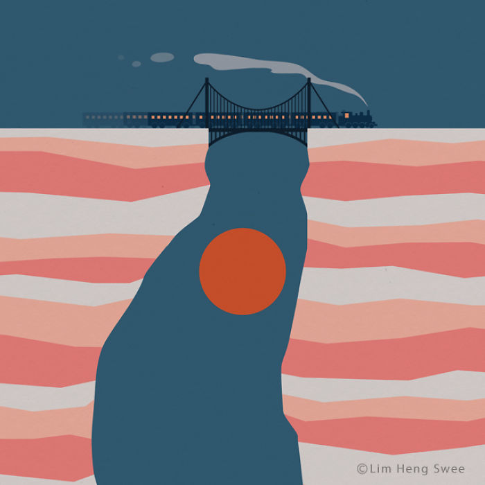 My 22 Minimal Landscape Illustrations For Art And Cat Lovers My 22 Minimal Landscape Illustrations For Art And Cat Lovers