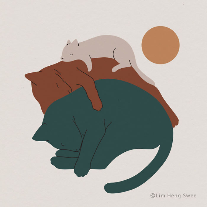 My 22 Minimal Landscape Illustrations For Art And Cat Lovers My 22 Minimal Landscape Illustrations For Art And Cat Lovers