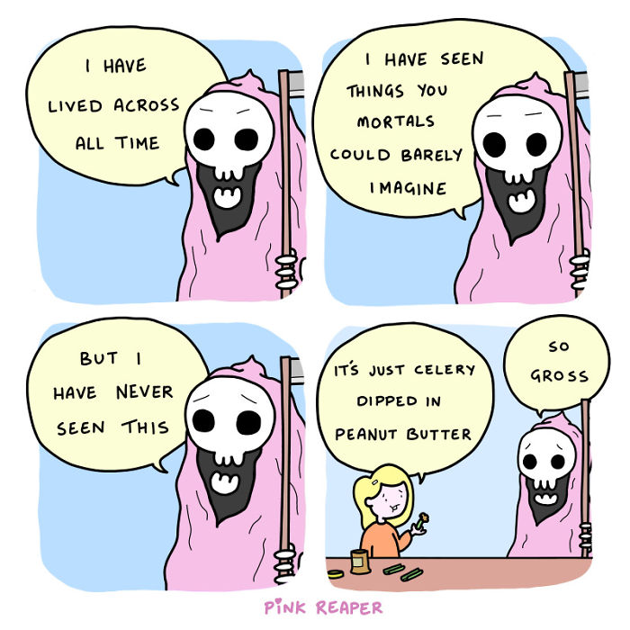 Wholesome Webcomic About The Grim Reaper’s Brighter Side (15 Pics)