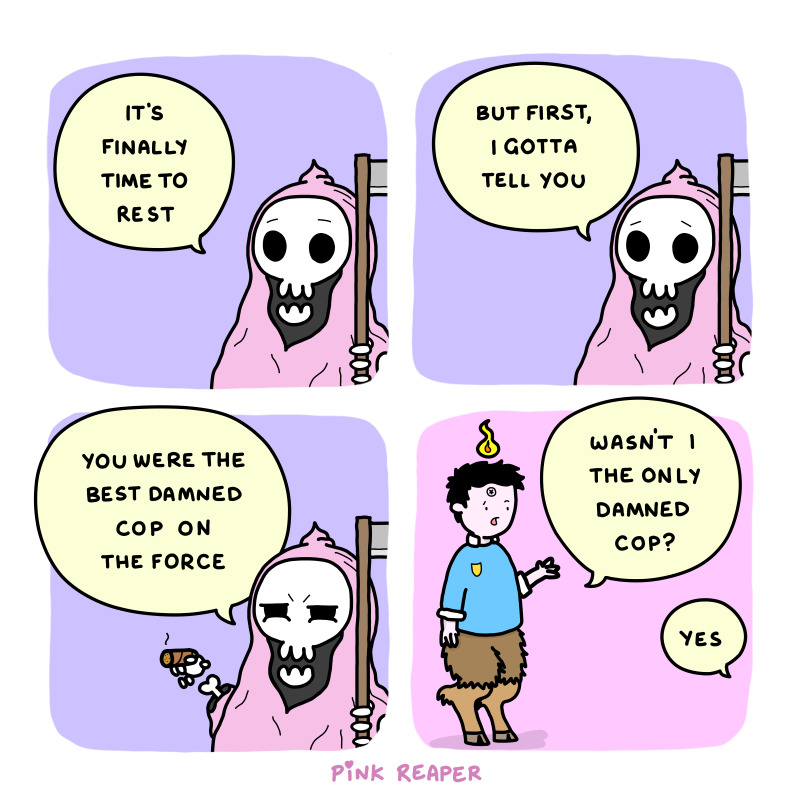 Wholesome Webcomic About The Grim Reaper’s Brighter Side (15 Pics)