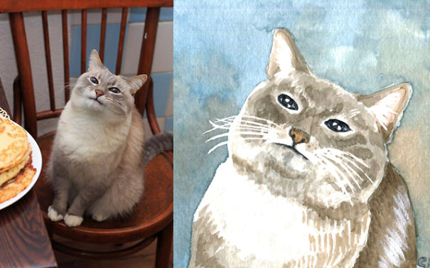 I Made Some Meme Cats Watercolors Because I Love Them I Made Some Meme Cats Watercolors Because I Love Them
