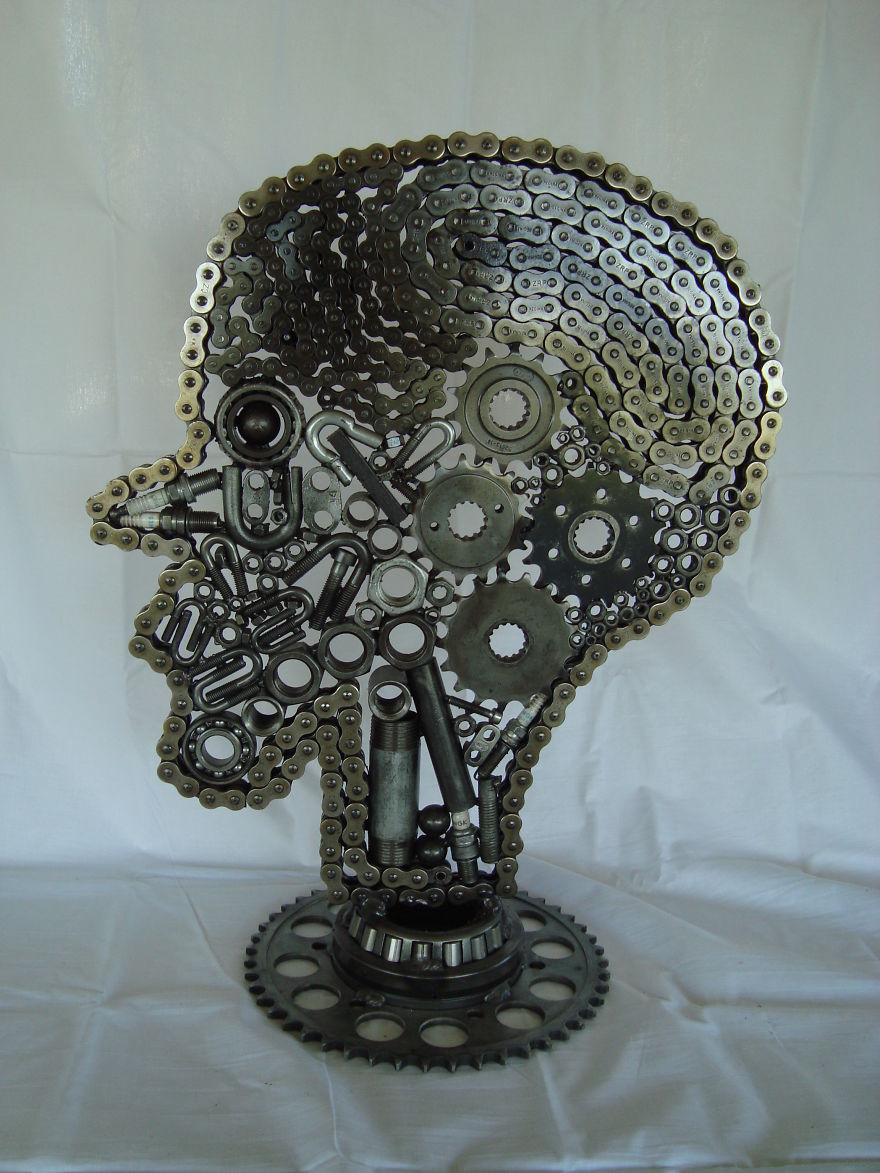 I Create Metal Sculptures From Things You Throw In The Garbage (10 Pics)