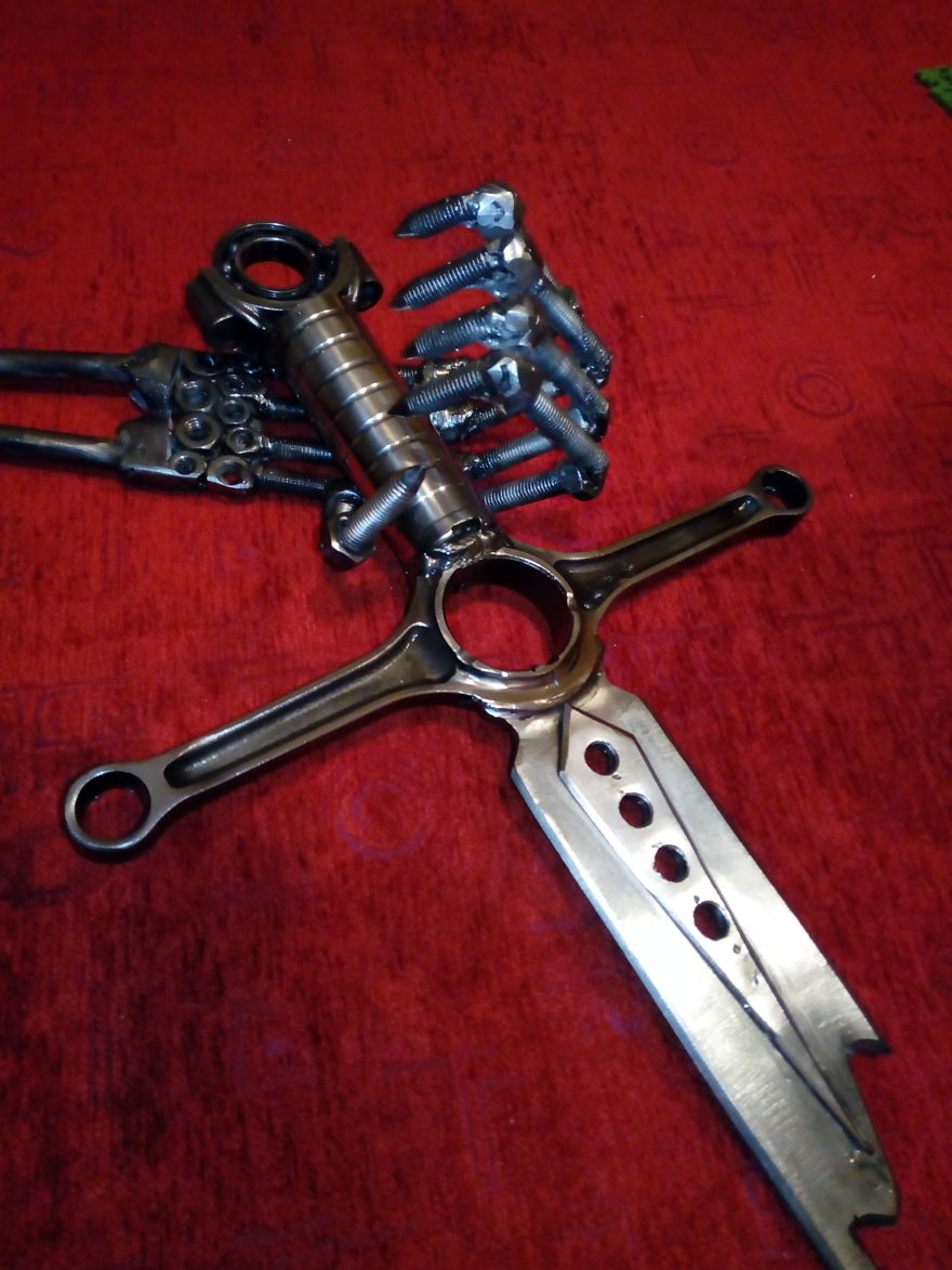 I Create Metal Sculptures From Things You Throw In The Garbage (10 Pics)